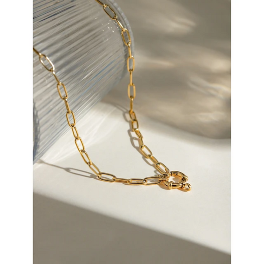 Circle of Life Necklace - 18k Gold Plated