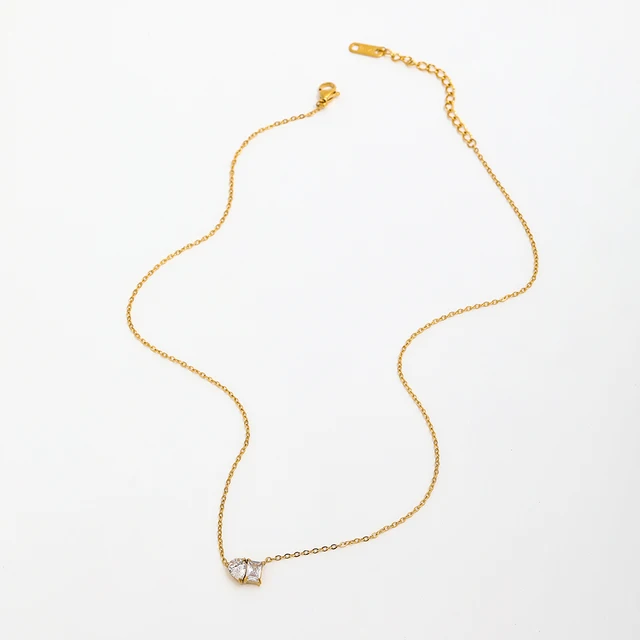 Twinning Necklace - 18k Gold Plated