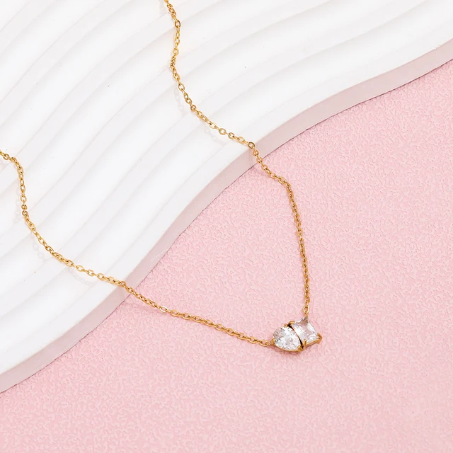 Twinning Necklace - 18k Gold Plated