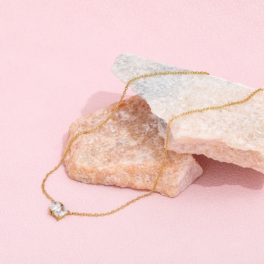 Twinning Necklace - 18k Gold Plated