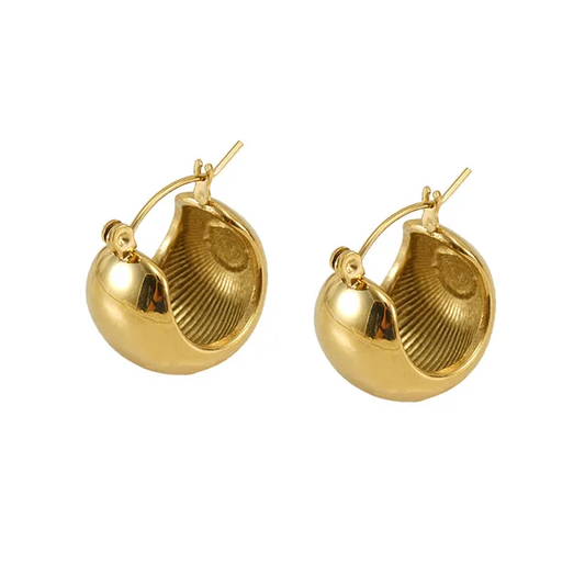 Oval Hoops - 18K Gold Plated