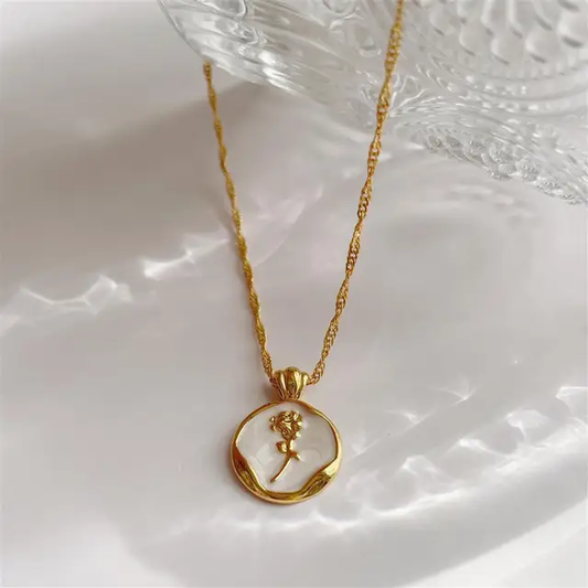 Rosemary Necklace - 18k Gold Plated