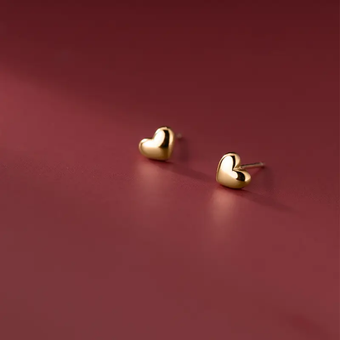 Love of Mine Studs - 18K Gold Plated