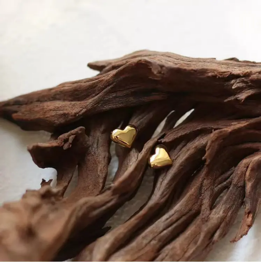 Love of Mine Studs - 18K Gold Plated