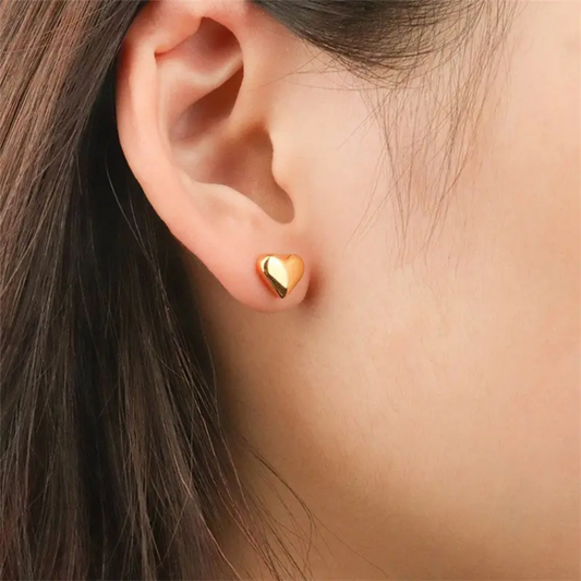 Love of Mine Studs - 18K Gold Plated