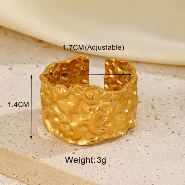 Elene Ring - 18k Gold Plated