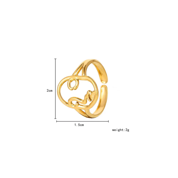 Swan Ring - 18k Gold Plated