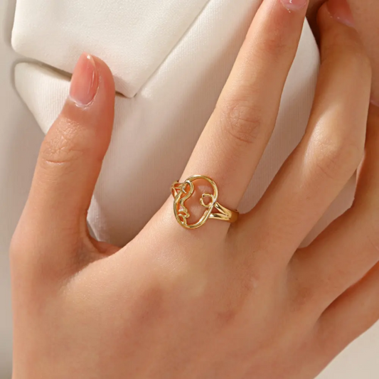 Swan Ring - 18k Gold Plated