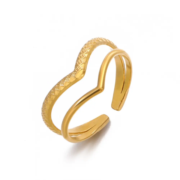 Shaina Ring - 18k Gold Plated