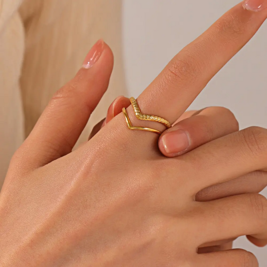 Shaina Ring - 18k Gold Plated