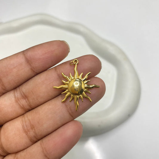 Sunshine Pendant + Chain - 18k Gold Plated