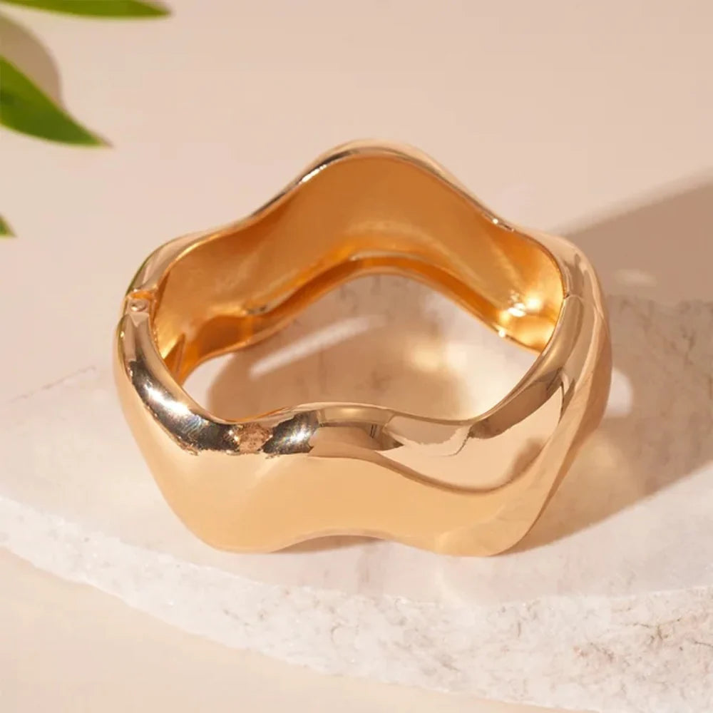 Naina Bangle -18K Gold Plated