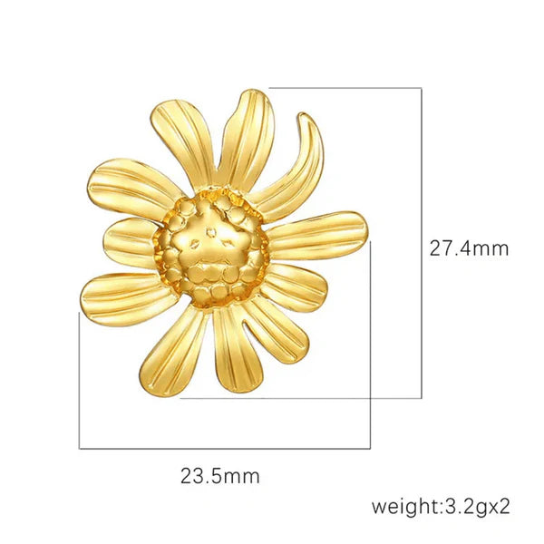 Sunflower Studs