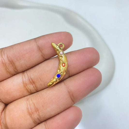 Galaxy Pendant + Chain - 18k Gold Plated