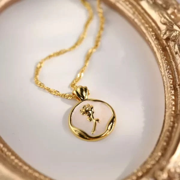 Rosemary Necklace - 18k Gold Plated