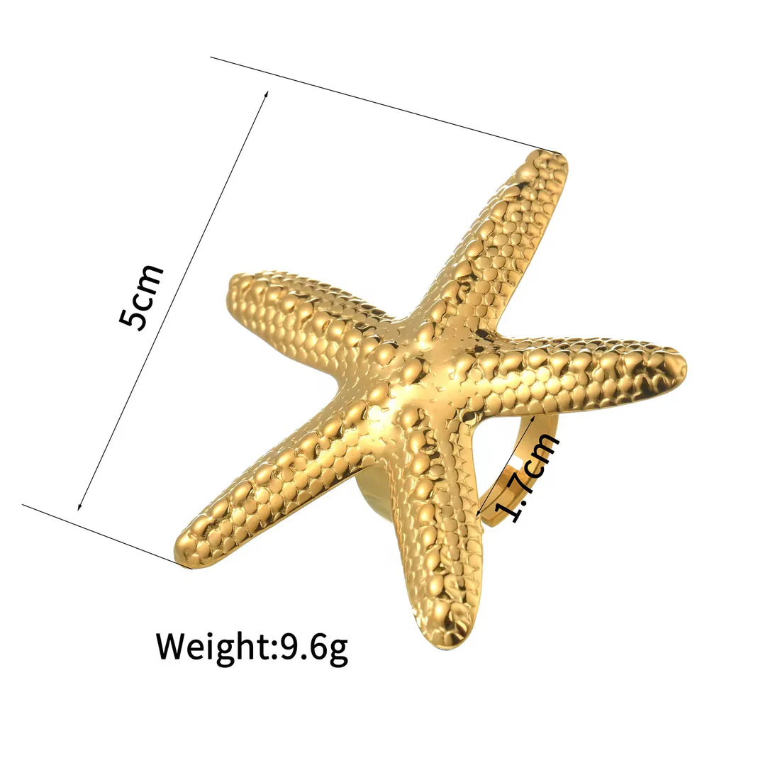 You Are My Star Ring - 18k Gold Plated