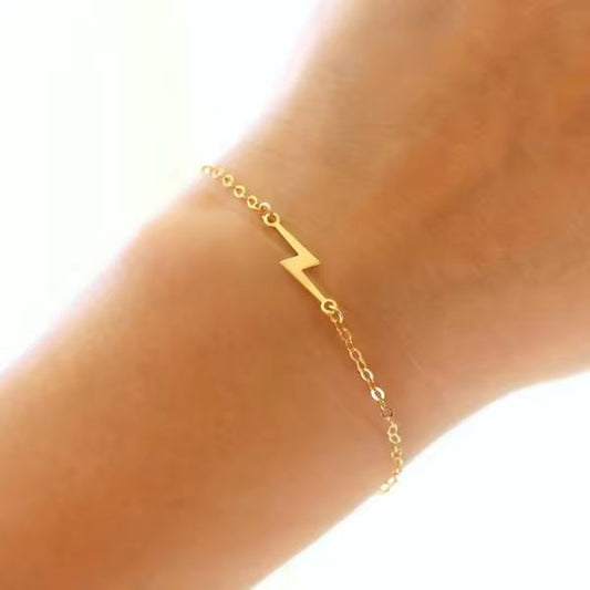 Bolt Bracelet -18K Gold Plated