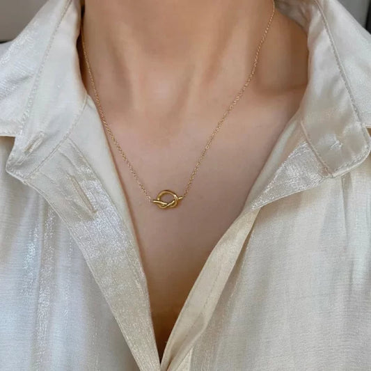 Twig Necklace - 18k Gold Plated