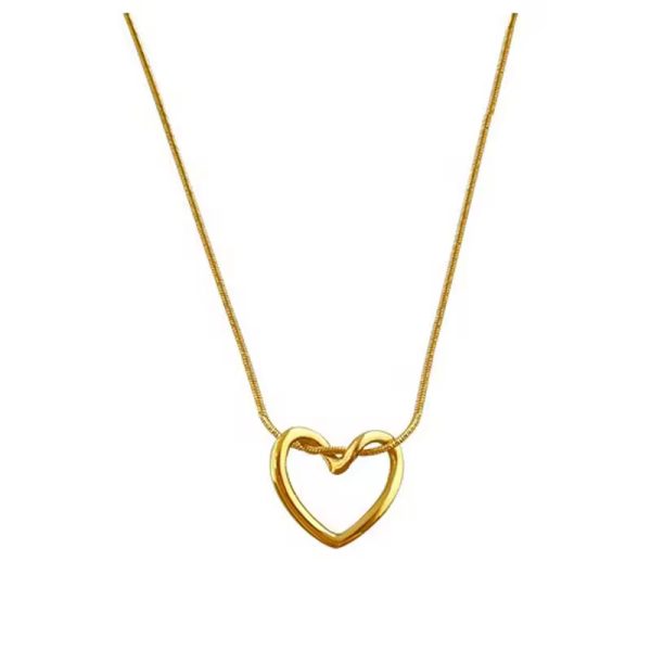 Love Me Necklace - 18k Gold Plated