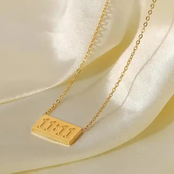 11:11 Necklace - 18k Gold Plated
