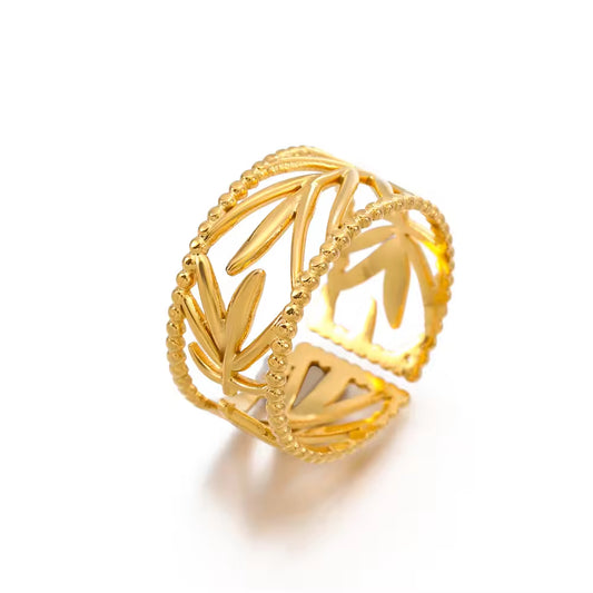 Willow Ring - 18k Gold Plated