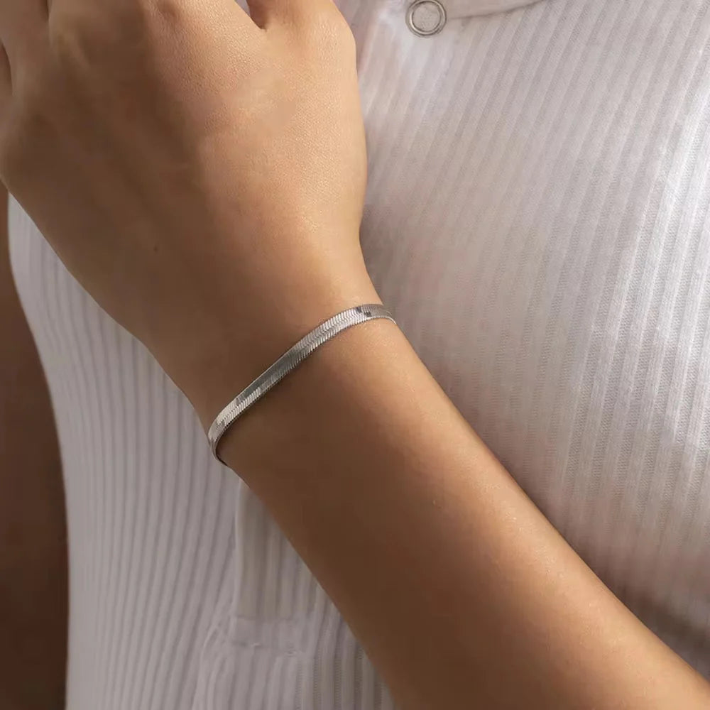 Snakie Bracelet -18K Gold Plated & Silver