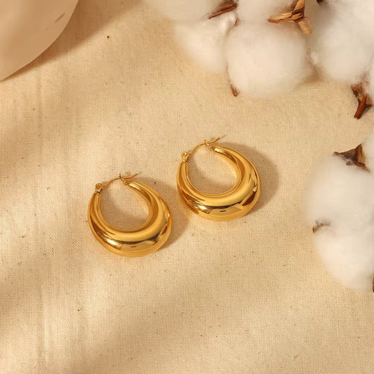 Classic Hoops - 18K Gold Plated