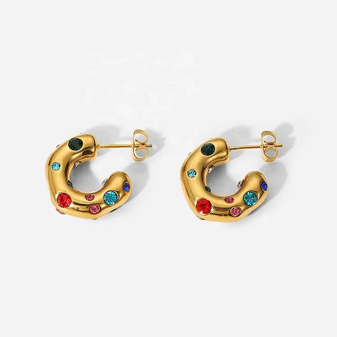 Galaxy Hoops - 18K Gold Plated