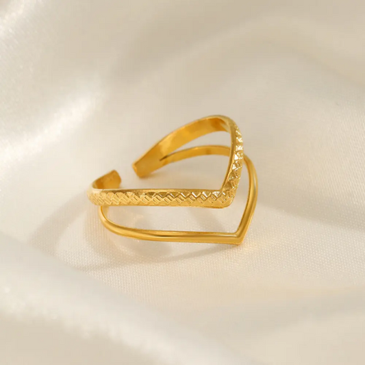 Shaina Ring - 18k Gold Plated