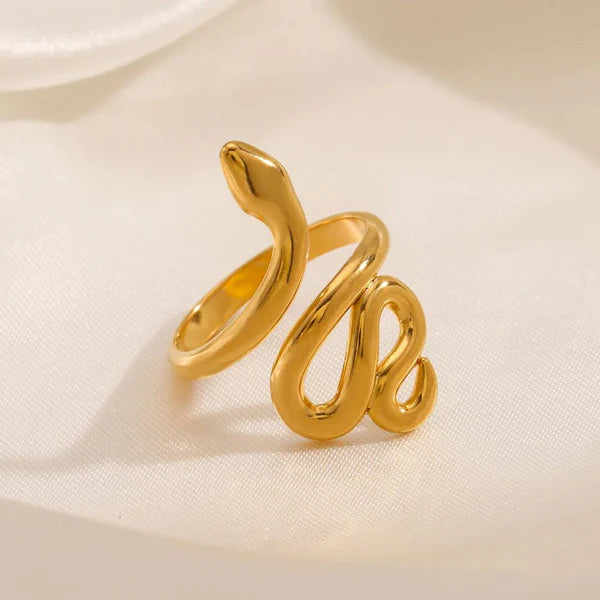 Serpenti Ring - 18k Gold Plated