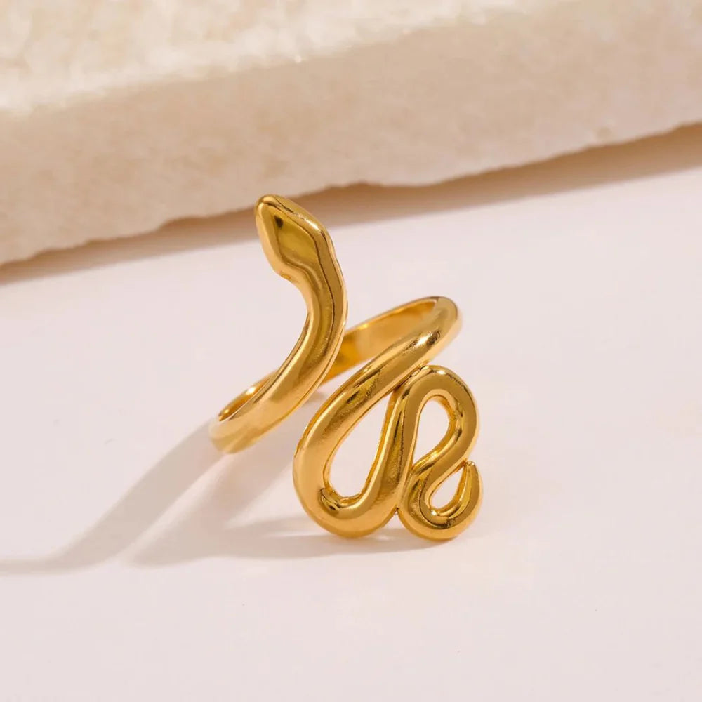 Serpenti Ring - 18k Gold Plated