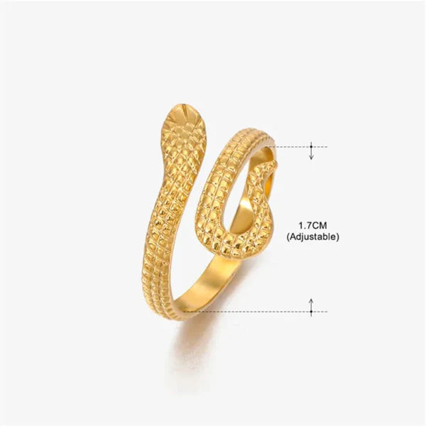 Snakie Ring - 18k Gold Plated