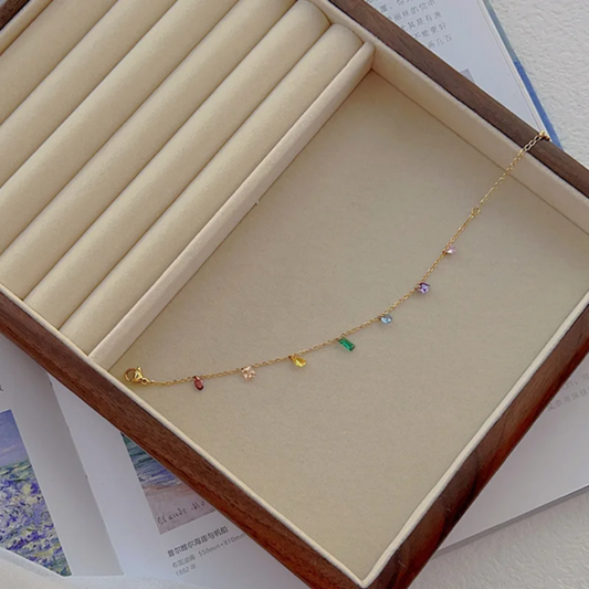 Rainbow Bracelet -18K Gold Plated