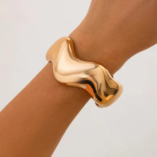 Naina Bangle -18K Gold Plated