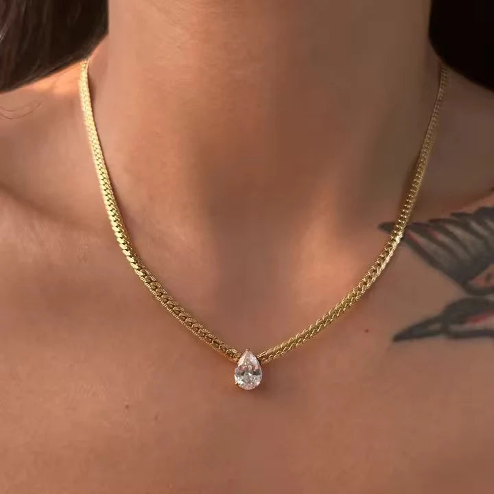 Amanda Necklace - 18k Gold Plated