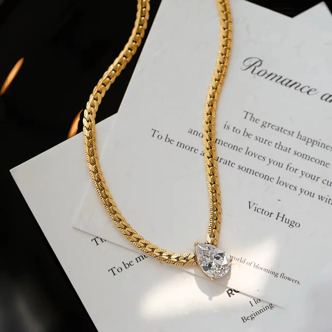 Amanda Necklace - 18k Gold Plated