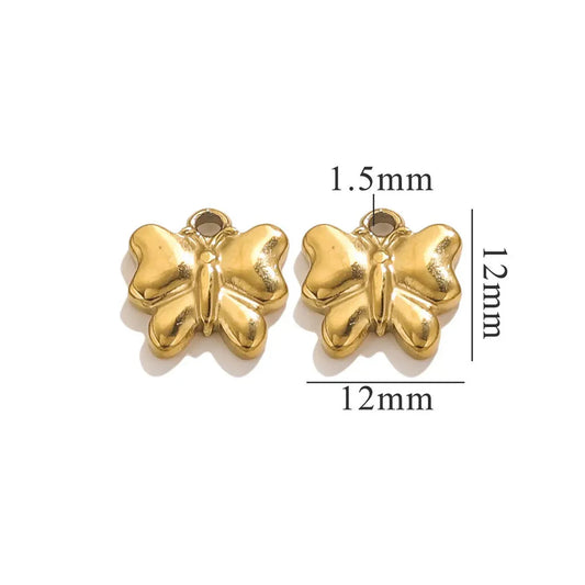 Butterfly Pendant + Chain - 18k Gold Plated