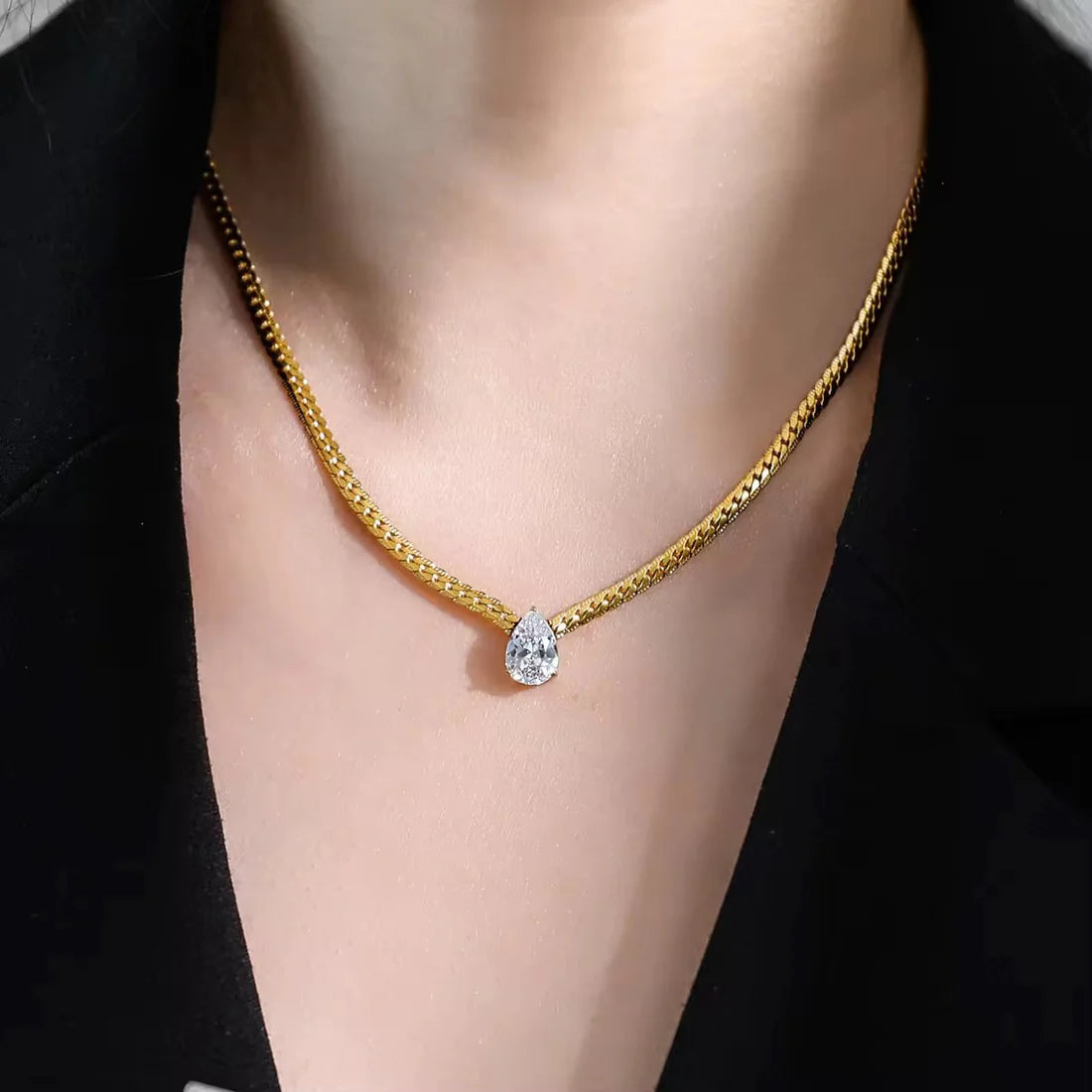 Amanda Necklace - 18k Gold Plated