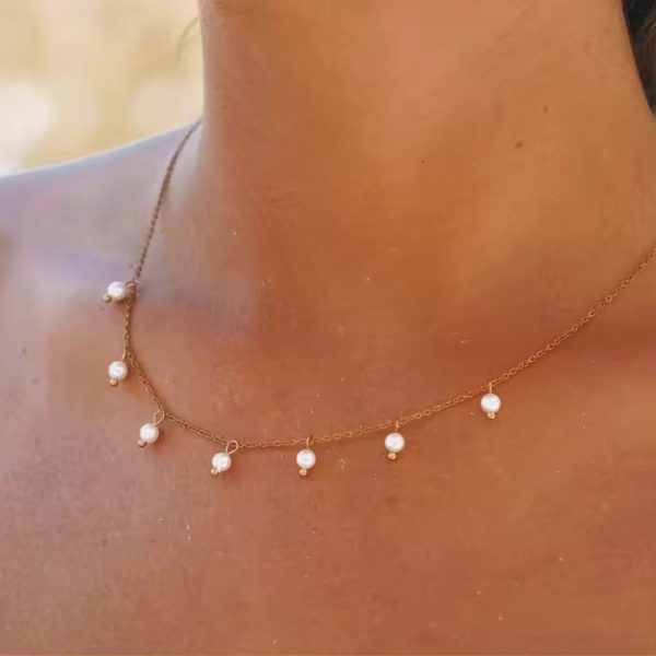 Pearl Me Up Necklace - 18k Gold Plated