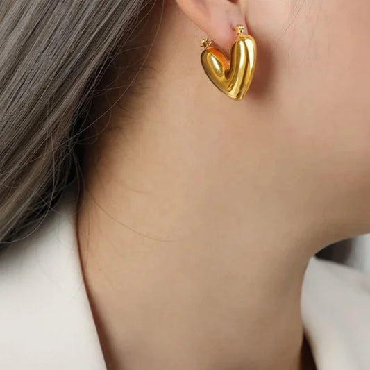 Romeo Hoops - 18K Gold Plated